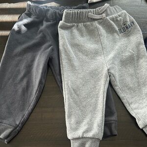 Old Navy Kids Charcoal and Light Gray Joggers